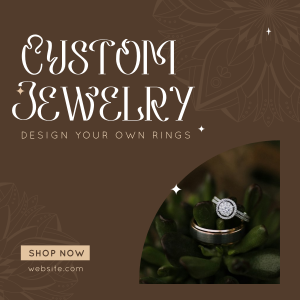 Customized Rings Instagram post Image Preview