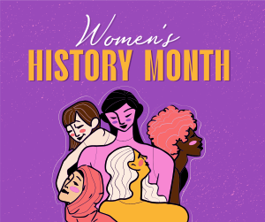 Women's History Month March Facebook post Image Preview