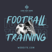 Modern Football Training Instagram Post Preview