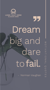 Minimalist Motivational Quotes TikTok Video Design