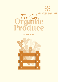 Organic Produce For Sale Flyer Image Preview