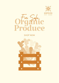 Organic Produce For Sale Flyer Design