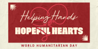 Humanitarian Hopeful Hearts Twitter post Image Preview
