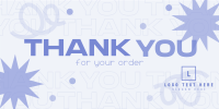 Bold Shapes Generic Thank You Twitter post Image Preview