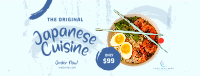 Original Japanese Cuisine Facebook cover Image Preview