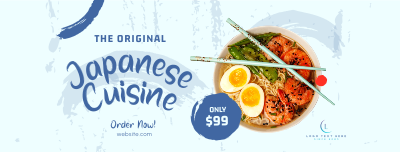 Original Japanese Cuisine Facebook cover Image Preview