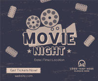 Movie Night Tickets Facebook post Image Preview