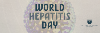 Minimalist Hepatitis Day Awareness Twitter Header Image Preview