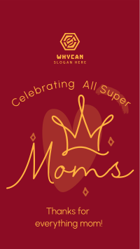 Super Moms Greeting Instagram reel Image Preview