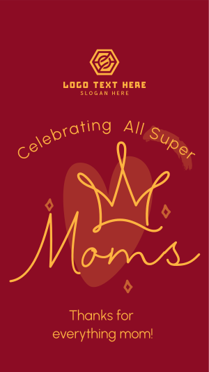 Super Moms Greeting Instagram reel Image Preview