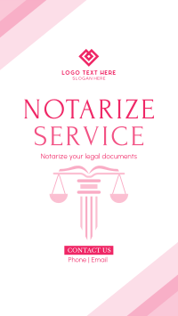 Legal Documentation Facebook Story Design