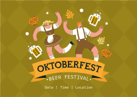 Okto-beer-fest Postcard Image Preview