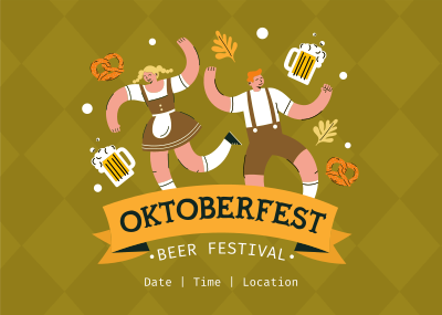 Okto-beer-fest Postcard Image Preview