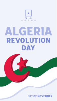 Algeria Revolution Day Facebook Story Design