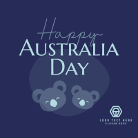 Happy Australia Day Instagram Post Design