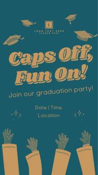 Caps Off Fun On Graduation Party YouTube short Image Preview