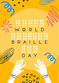 World Braille Day Poster Design