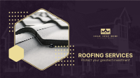 Roofing Services Facebook Event Cover Design