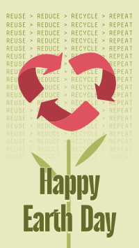 Earth Day Recycle Instagram reel Image Preview
