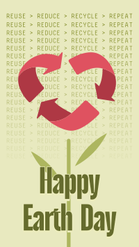 Earth Day Recycle Instagram Reel Image Preview