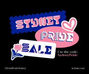 Sydney Pride Stickers Facebook post Image Preview