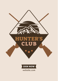 Hunters Club Flyer Design