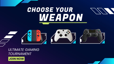 Choose your weapon Facebook event cover Image Preview