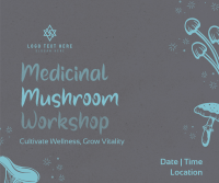 Monoline Mushroom Workshop Facebook post Image Preview