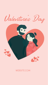 Valentine Couple Facebook story Image Preview