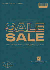 Grunge Street Sale Poster Image Preview