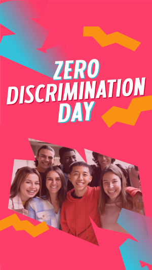 Playful Zero Discrimination Day Facebook story Image Preview