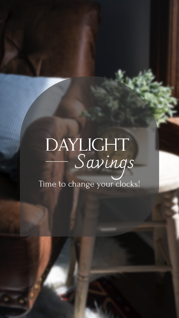Daylight Savings Instagram Story Design Image Preview