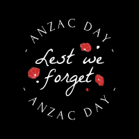 Anzac Day Emblem Instagram Post Design