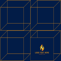 Cube Pattern Instagram Post Preview