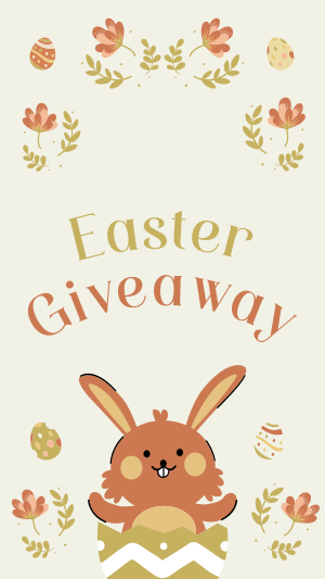 Warm Easter Giveaway Facebook story Image Preview