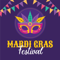 Mardi Gras Festival Linkedin Post Image Preview