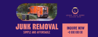 Garbage Removal Service Facebook cover Image Preview