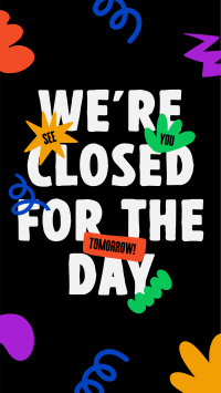 We're Closed Today Instagram reel Image Preview