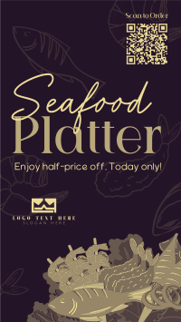 Seafood Platter Sale YouTube Short Design
