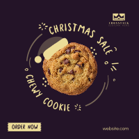 Chewy Cookie for Christmas Instagram Post Design