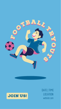 Soccer Clinic Jump Instagram Story Design