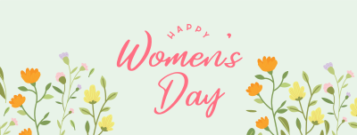 Floral Women's Day Facebook cover Image Preview
