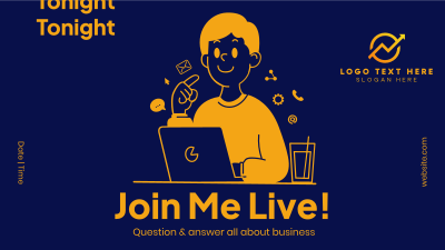 Me Live Facebook event cover Image Preview