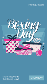 Boxing Day Gifts Instagram Story Design