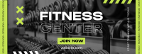 Fitness Training Center Facebook Cover Design