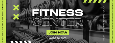 Fitness Training Center Facebook cover Image Preview