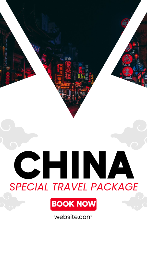 China Special Package Instagram Story Design