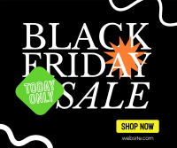 Black Friday Scribble Sale Facebook post Image Preview