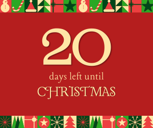 Modern Christmas Countdown Facebook post Image Preview