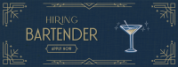 Art Deco Bartending Facebook Cover Preview